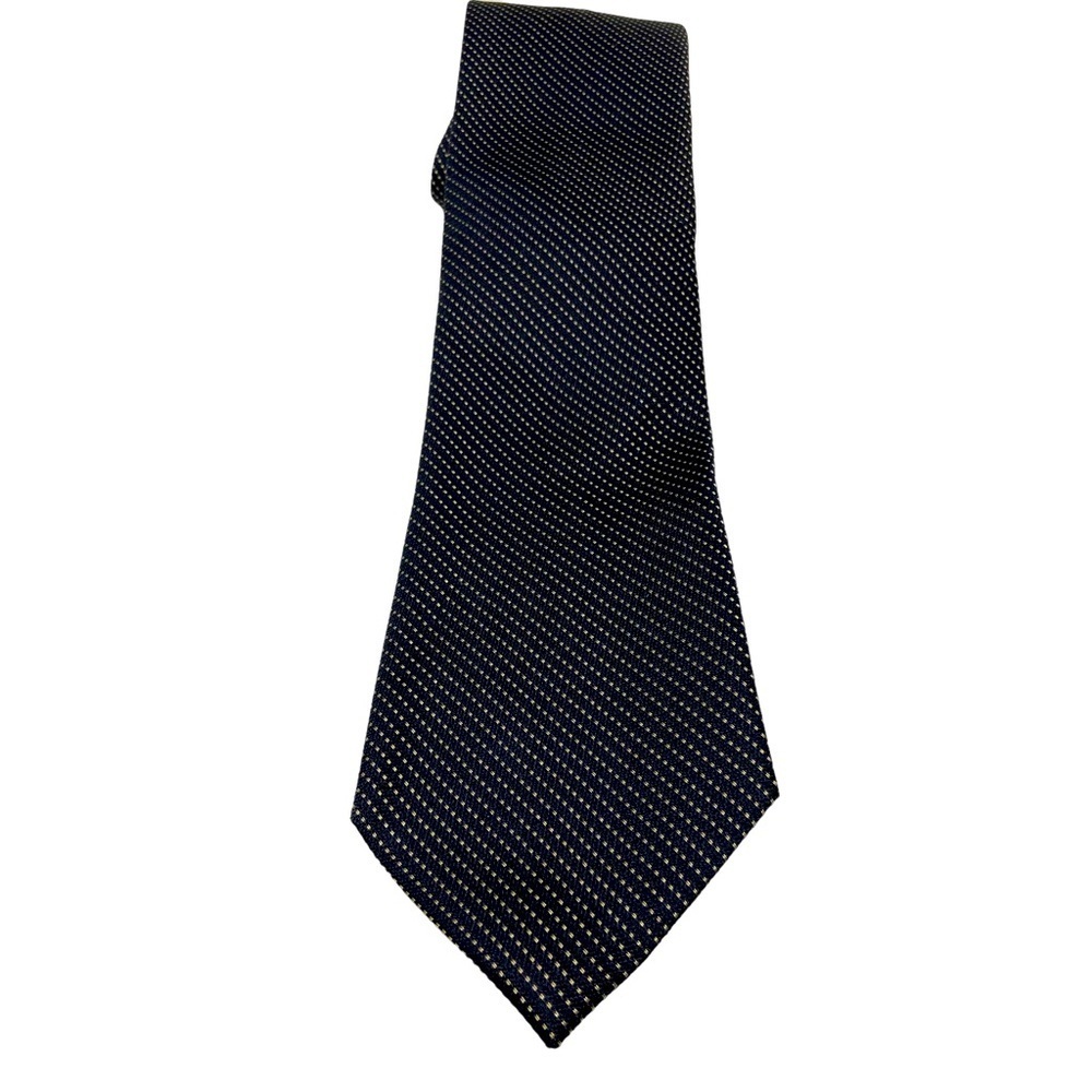 Calvin Klein Dark Brown with Tan Polka Dots Necktie
